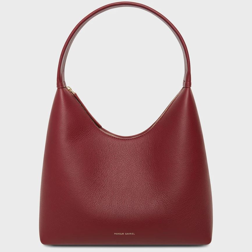 Women\'s Mansur Gavriel Soft Candy Shoulder Bags Burgundy | AU 8M71VP